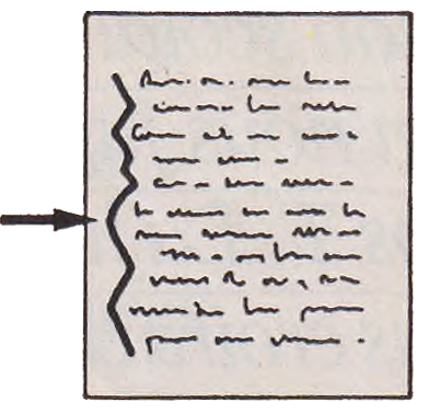 Irregular Left Margin